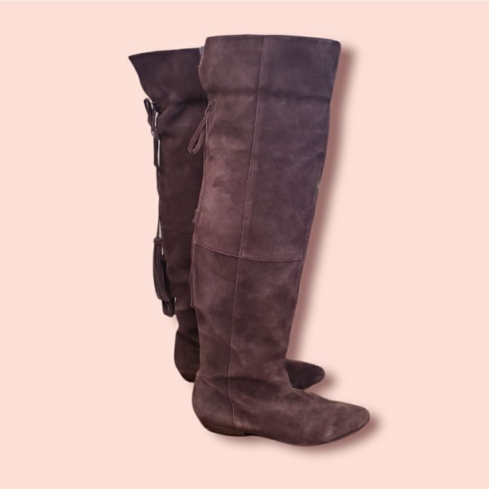 Kelsi Dagger Over the Knee Leather Boots